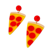 Load image into Gallery viewer, Pizza Party Earrings Jewelry Jenny Lemons 
