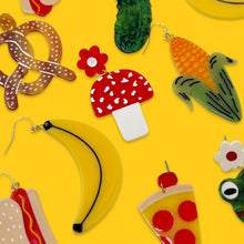 Load image into Gallery viewer, Pizza Party Earrings Jewelry Jenny Lemons 
