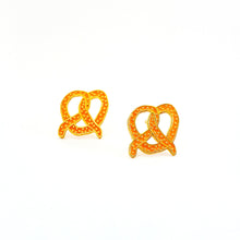 Load image into Gallery viewer, Pretzel Enamel Earrings Accessories Jenny Lemons 

