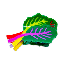 Load image into Gallery viewer, Rainbow Chard Hair Claw Accessories Jenny Lemons 

