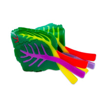 Load image into Gallery viewer, Rainbow Chard Hair Claw Accessories Jenny Lemons 
