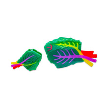 Load image into Gallery viewer, Rainbow Chard Hair Claw Accessories Jenny Lemons 
