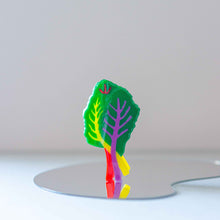 Load image into Gallery viewer, Rainbow Chard Hair Claw Accessories Jenny Lemons 
