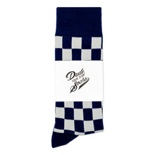 Load image into Gallery viewer, Checkerboard-navy+grey-01
