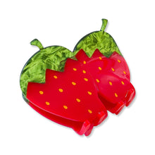 Load image into Gallery viewer, Red Strawberry Hair Claw Accessories Jenny Lemons 
