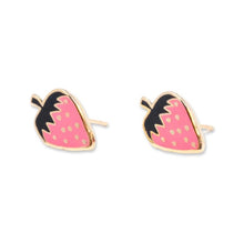 Load image into Gallery viewer, Strawberry Enamel Earrings Jewelry Jenny Lemons 
