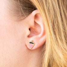 Load image into Gallery viewer, Strawberry Enamel Earrings Jewelry Jenny Lemons 
