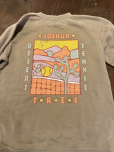 Load image into Gallery viewer, Joshua Tree Desert Tennis Crew Sand Sweatshirt
