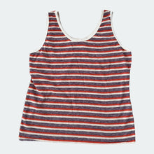 Load image into Gallery viewer, Made in the USA Vintage Purple Stripe Tank
