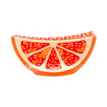 Load image into Gallery viewer, XL Grapefruit Slice Hair Claw Accessories Jenny Lemons 
