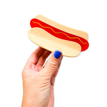 Load image into Gallery viewer, XL Hot Dog Hair Claw Accessories Jenny Lemons 
