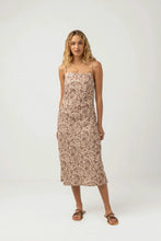 Load image into Gallery viewer, Chocolate Drifter Floral Dress
