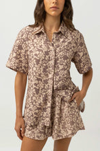 Load image into Gallery viewer, Chocolate Drifter Floral Shirt
