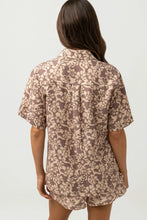 Load image into Gallery viewer, Chocolate Drifter Floral Shirt

