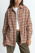 Load image into Gallery viewer, Orange Flannel Oversized Shirt
