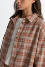 Load image into Gallery viewer, Orange Flannel Oversized Shirt
