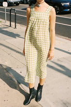 Load image into Gallery viewer, Olive Gingham Dahlia Dress
