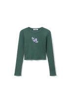 Load image into Gallery viewer, Best Of Luck Pointelle L/S Tee
