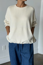 Load image into Gallery viewer, Naturel French Terry Poche Top
