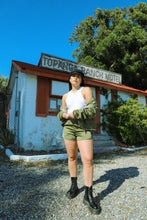 Load image into Gallery viewer, Military Olive Flight Runner Short
