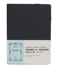 Load image into Gallery viewer, Life Noble Hardcover Notebook Black - A6 Small
