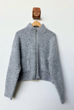 Load image into Gallery viewer, Heather Grey Louie Sweater Jacket

