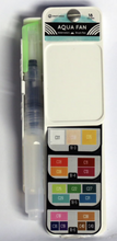 Load image into Gallery viewer, Aqua Fan Watercolor Paint Set
