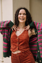 Load image into Gallery viewer, Brick Cord Halter Vest
