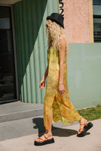 Load image into Gallery viewer, Neon Desert Silk Slip Dress
