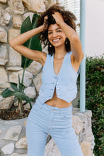 Load image into Gallery viewer, Wisteria Cord Dallas Vest
