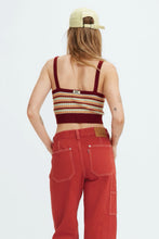 Load image into Gallery viewer, Saffron Fired Brick Stripe Tank
