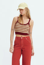 Load image into Gallery viewer, Saffron Fired Brick Stripe Tank
