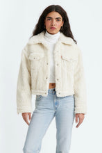 Load image into Gallery viewer, Coconut Milk Baby Bubble Sherpa Trucker
