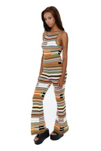 Load image into Gallery viewer, Multi Stripe Knitted Tank Jumpsuit
