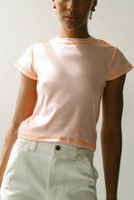 Load image into Gallery viewer, Light Pink + Orange Souvenir Tee
