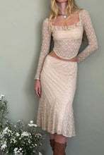 Load image into Gallery viewer, Nude Lace Betharia Skirt
