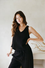 Load image into Gallery viewer, Black Cara Tank
