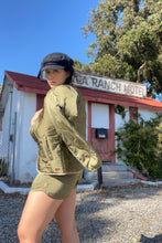 Load image into Gallery viewer, Military Olive Flight Runner Short

