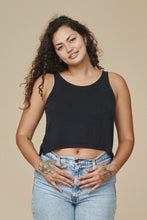 Load image into Gallery viewer, Black Cropped Tank
