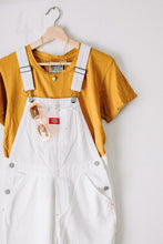 Load image into Gallery viewer, White Relaxed Overalls
