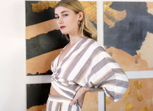 Load image into Gallery viewer, Bacall Tie Blouse
