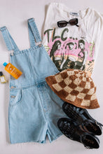 Load image into Gallery viewer, Holiday Blue Mirage Shortall
