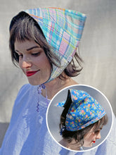 Load image into Gallery viewer, Picnicwear Rick Rack Reversible Headscarf
