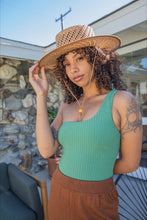 Load image into Gallery viewer, Brown Cesca Boater
