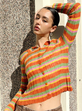 Load image into Gallery viewer, Sorbet Stripe Leti Button Up
