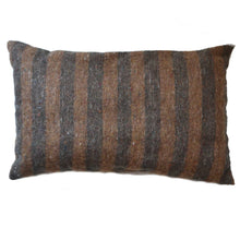 Load image into Gallery viewer, Confetti wool/Pixel stripe wool, lumbar pillow
