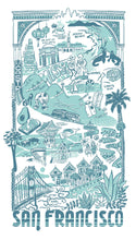 Load image into Gallery viewer, SF Tea Towel - Green
