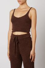 Load image into Gallery viewer, Chocolate Plush Sweater Tank
