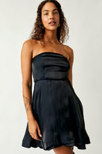 Load image into Gallery viewer, Black Daisy Mini Dress
