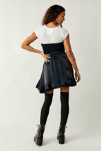 Load image into Gallery viewer, Black Daisy Mini Dress

